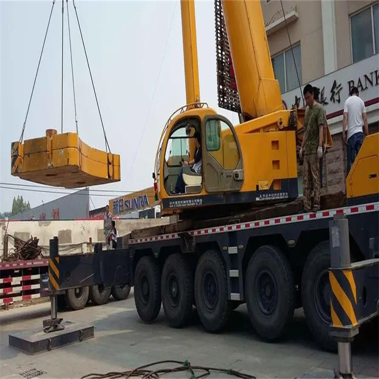 惠水当地吊车出租|机器吊装|75吨|工厂搬迁服务